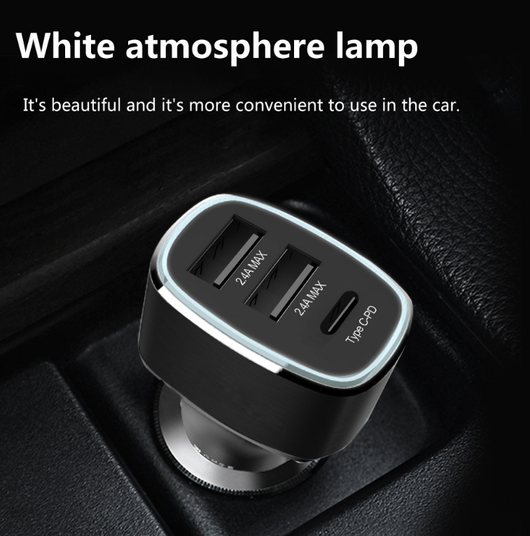 Cargador de Auto Dual USB TYPE C con PD y QC 3.0 - Image 11
