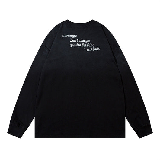 Camiseta Manga Larga Hombre Letras Góticas - Image 14