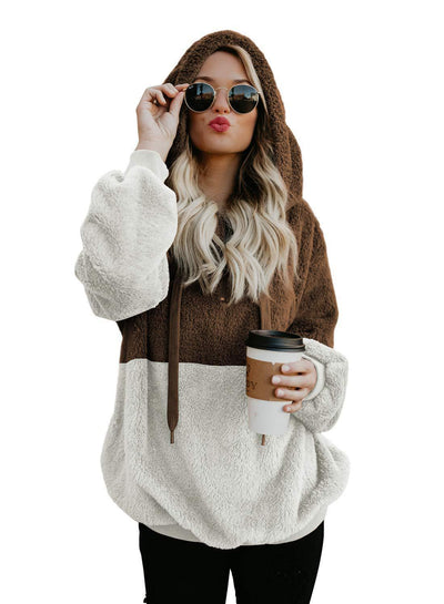 Sudadera Deportiva Mujer con Cierre y Parches - Cálida y Cómoda para Otoño Invierno - Image 3