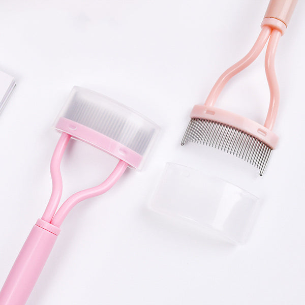 Cepillo Doble para Cejas con Dientes de Acero - Peine Modelador de Cejas