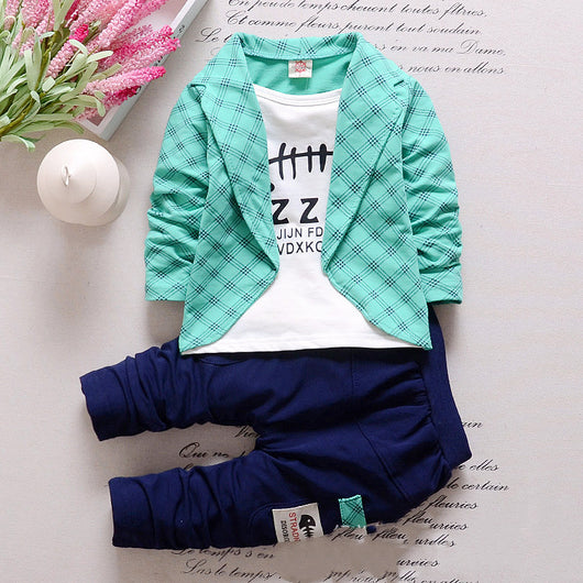 Traje Infantil de Algodón Elegante para Niños 1-4 Años - Image 17