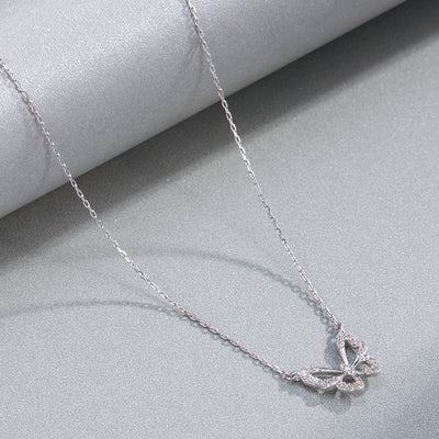 Collar Mariposa Hueco Coreano - Cadena Elegante para Clavícula - Image 3