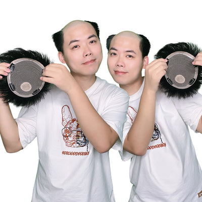 Sistema de Reemplazo Capilar en Película - Cabello Natural para Hombres - Image 3