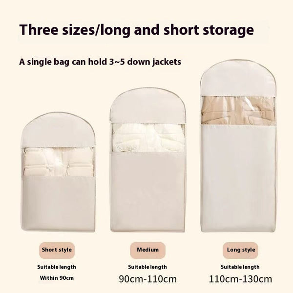 Bolsa Protectora Transparente para Chaquetas de Plumas con Compresión - Image 3