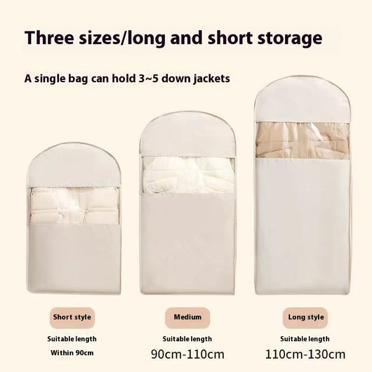 Bolsa Protectora Transparente para Chaquetas de Plumas con Compresión - Image 3