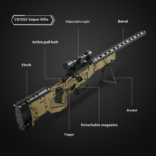 Rifle Francotirador Táctica Armado - Bloques de Construcción Educativos - Image 3