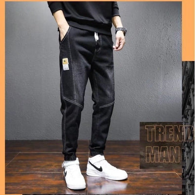 Pantalones Vaqueros Harem Tipo Cargo Tendencia Otoño Hombre - Image 10