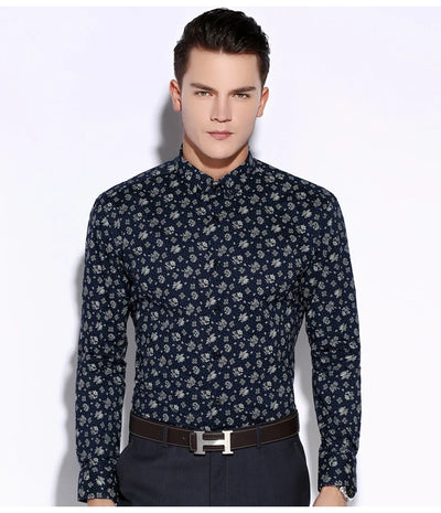 Camisa Casual Slim Fit con Estampado Moderno para Hombre - Image 14