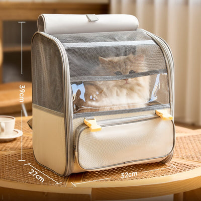 Mochila de Gran Capacidad para Mascotas - Diseño Elegante y Funcional - Image 6