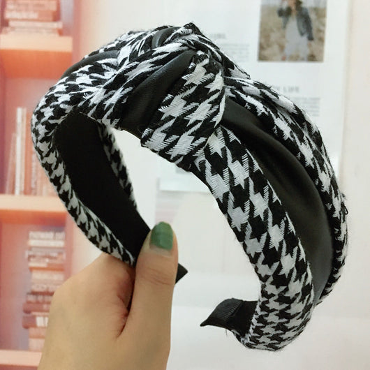 Cinta Retro Cuadros Anchos para Cabello - Accesorio Vintage Adulto - Image 32