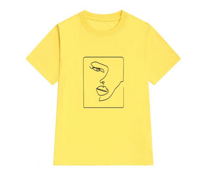 Playera Artística con Estampado Abstracto Pintado a Mano - Image 13
