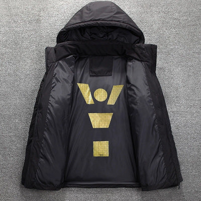 Chaqueta de Plumas para Hombre con Corte Atlético - Image 2