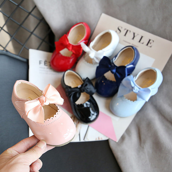 Zapatos de Cuero Infantiles Colores Pastel