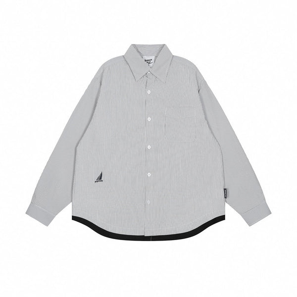 Camisa Manga Larga Combinada para Hombre - Image 5