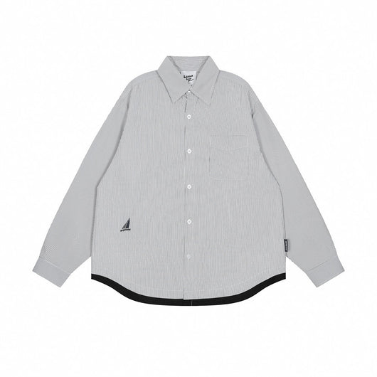 Camisa Manga Larga Combinada para Hombre - Image 5