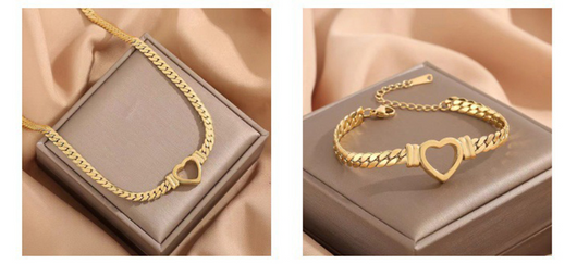 Collar Personalizable de Eslabones 'Amor' en Acero de Titanio - Image 10