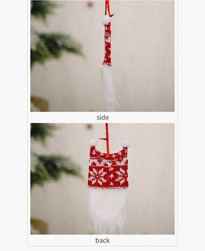Adorno Navideño Gorro Doble Bola con Base de Madera - Decoración Festiva Elegante - Image 19