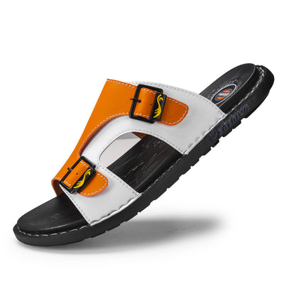 Pantuflas Casuales de Cuero para Hombre - Comodidad Outdoor - Image 6