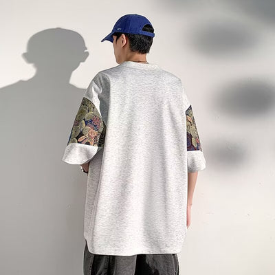Camiseta Manga Corta Hombre Estilo Chino Diseño Nacional - Image 24