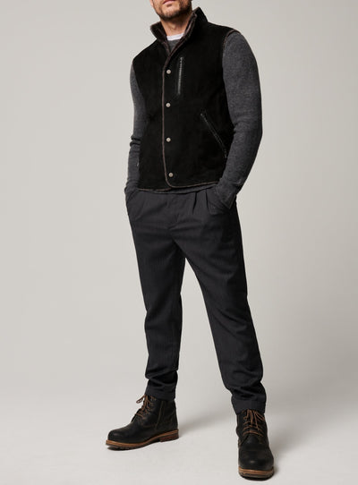 Abrigo de Invierno con Cuello Vuelto y Bolsillos - Diseño Elegante Bicolor - Image 10