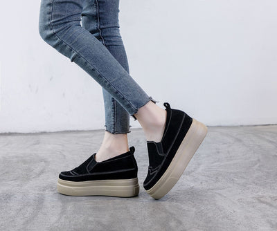 Zapatos Casuales Negros de Cuero Versátiles - Image 8