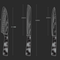 Faca Santoku Verde 5 polegadas