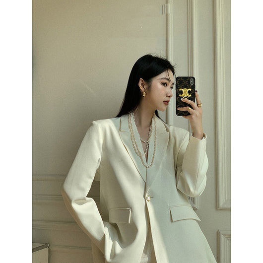 Traje Elegante para Mujer con Espalda Hueca y Encaje Estilo Coreano - Image 8