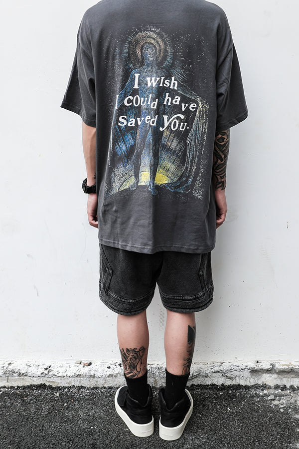 Playera Hip Hop con Estampado de Personajes