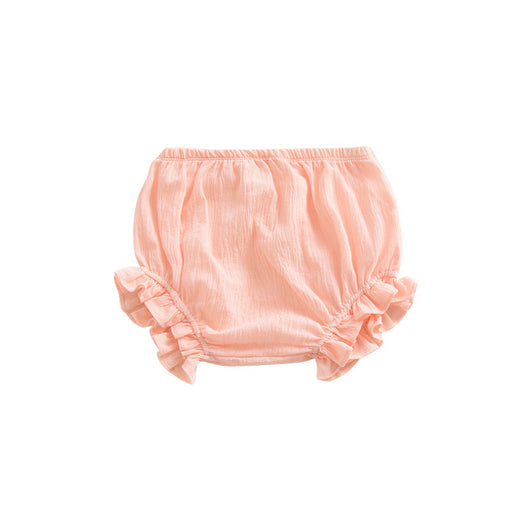 Shorts Infantiles de Algodón y Lino con Encaje - Image 4