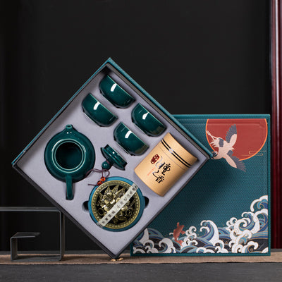Juego de Té Kung Fu en Caja de Regalo - Cerámica Premium para Negocios - Image 10