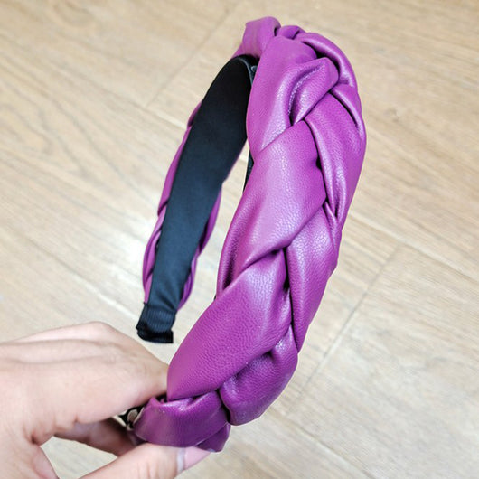 Diadema de Cuero Trenzado Estilo Europeo y Americano - Image 19