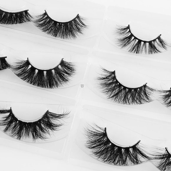 Pestañas de Visón 25mm Voluminosas y Esponjosas - Pestañas Postizas Premium