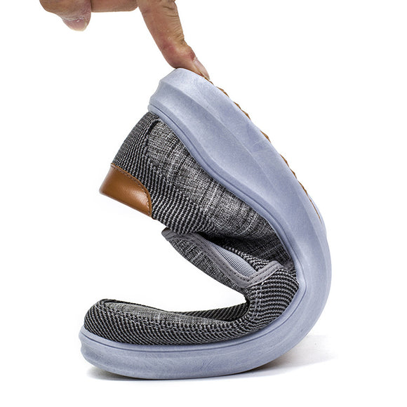 Zapatos Cómodos de Tela para Hombre - Diseño Slip-On sin Esfuerzo