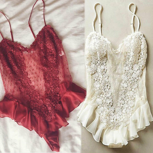 Conjunto de Lencería Sensual con Encaje Tentador - Image 2
