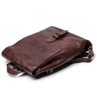 Mochila de Cuero Curtido al Vegetal para Hombre - Image 18