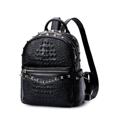 Mochila de Cuero Suave Versátil para Cualquier Ocasión - Image 6