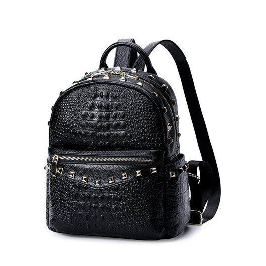 Mochila de Cuero Suave Versátil para Cualquier Ocasión - Image 6