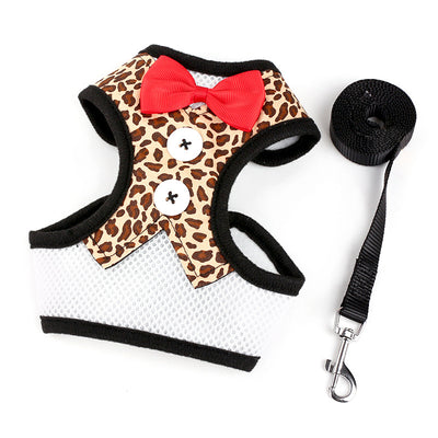 Arnés para Perro Pequeño Estilo Chaleco Teddy con Lazo Elegante - Image 5