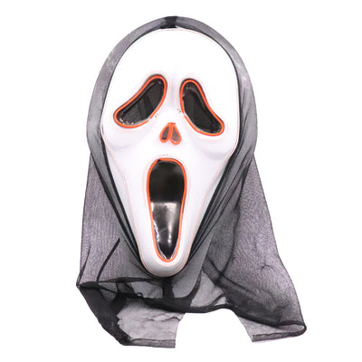 Máscara Calavera LED Luminosa con Sonido Aterrador - Image 8