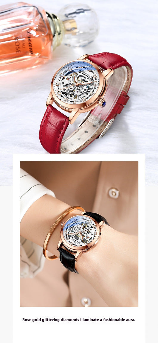 Reloj Mecánico Automático Hueco Diamond con Resistencia al Agua - Image 22