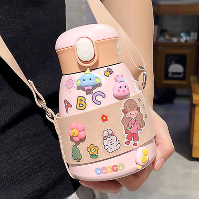 Vaso Térmico Cute Heart para Mujer - Diseño Trendy Barriguita