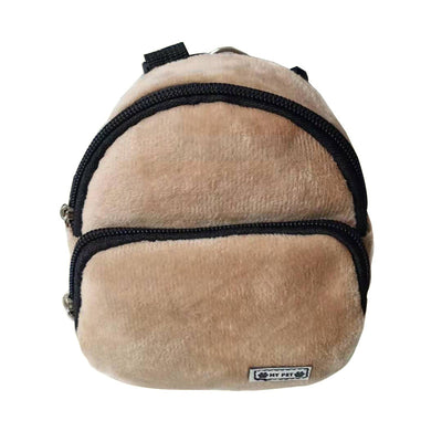 Mochila Portátil Flanela para Mascotas - Ideal para Snacks y Accesorios - Image 4