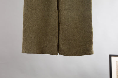 Conjunto Elegante: Cardigan Escote V y Pantalón Ancho - Image 2