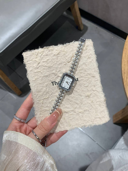 Reloj Pulsera de Perlas para Mujer - Elegancia Atemporal - Image 21