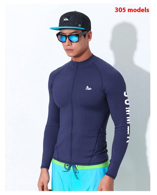 Traje de Baño Manga Larga con Protección Solar para Hombre - Image 21