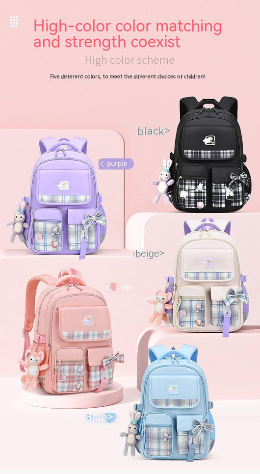 Mochila Escolar Infantil Grande con Diseño Cartoon Ligera y Cómoda - Image 23