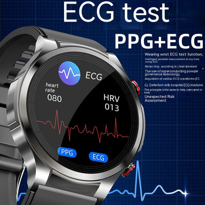 Reloj Inteligente Multifunción con Monitor de Glucosa, ECG y Presión Arterial - Image 8