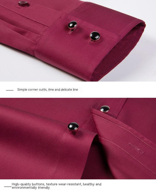 Camisa Manga Larga Cuello Mao de Algodón Mercerizado para Hombre - Image 10