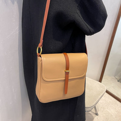Bolso Bandolera Colorblock PU - Estilo Moderno y Versátil - Image 8