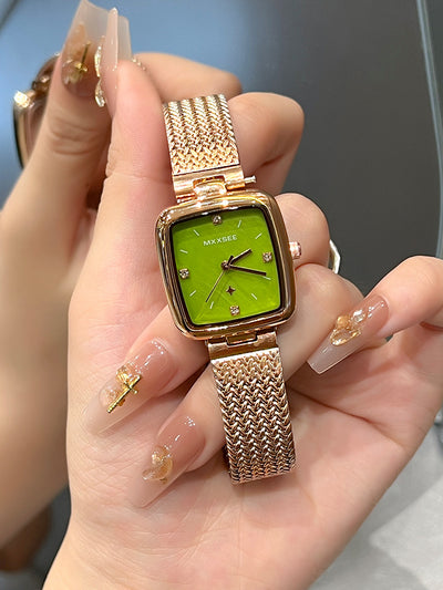 Reloj Cuadrado Retro Vintage para Mujer con Diseño Estrellado - Image 23